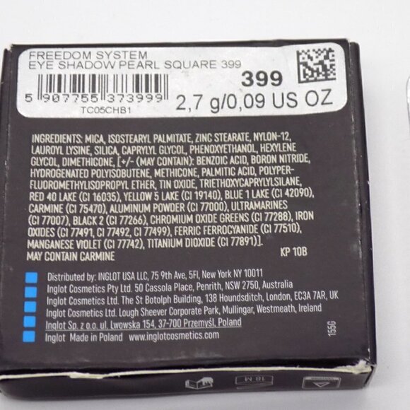 Inglot Eye Shadow Pearl Mauve Tone Square Freedom System 399 - Picture 4 of 4